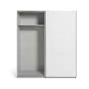 Habitat Holsted 180cm Sliding Wardrobe - White Gloss