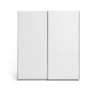 Habitat Holsted 180cm Sliding Wardrobe - White Gloss
