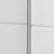 Habitat Holsted 180cm Sliding Wardrobe - White Gloss