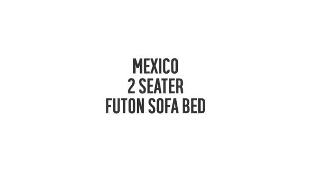 Argos Home Mexico 2 Seater Futon Sofa Bed - Grey
