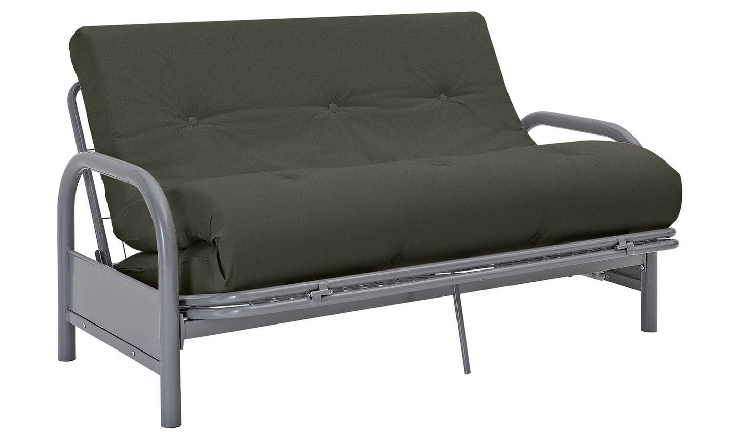 Argos Home Mexico 2 Seater Futon Sofa Bed - Grey
