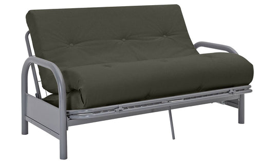 Argos Home Mexico 2 Seater Futon Sofa Bed - Grey