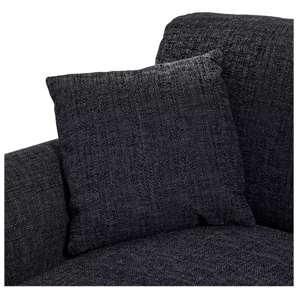 Argos Home Lisbon Fabric 2 Seater Sofa Bed - Charcoal