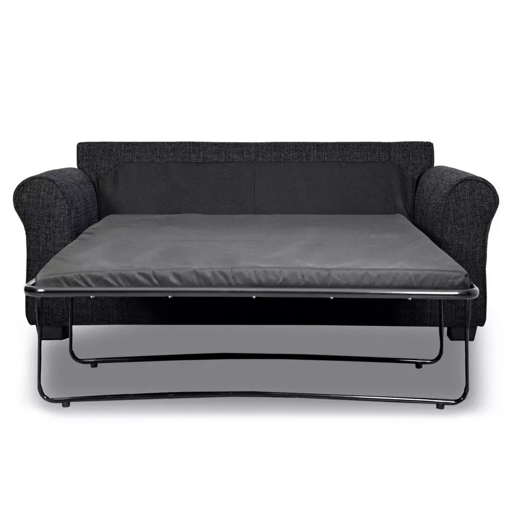 Argos Home Lisbon Fabric 2 Seater Sofa Bed - Charcoal