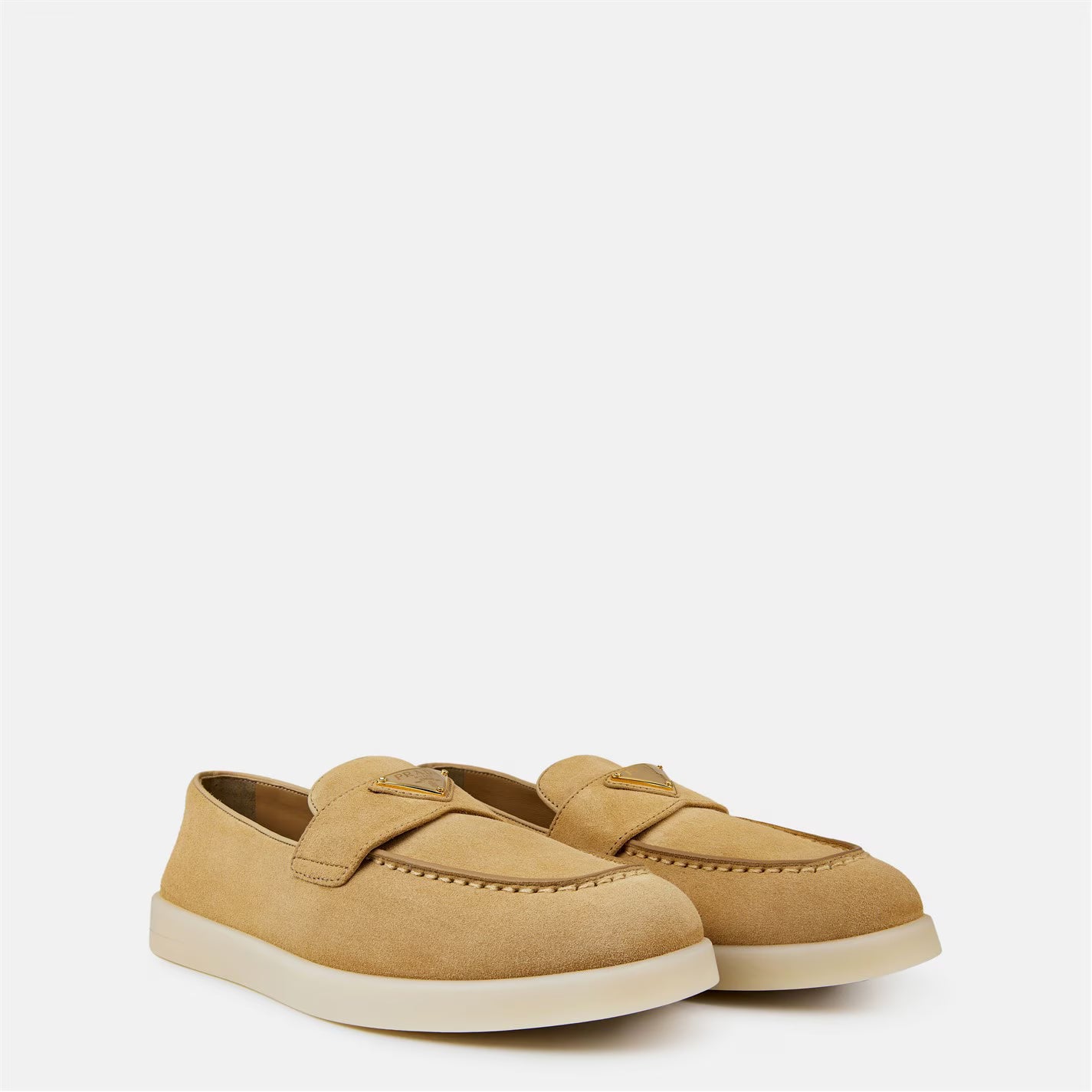 PRADA Suede Leather Loafers