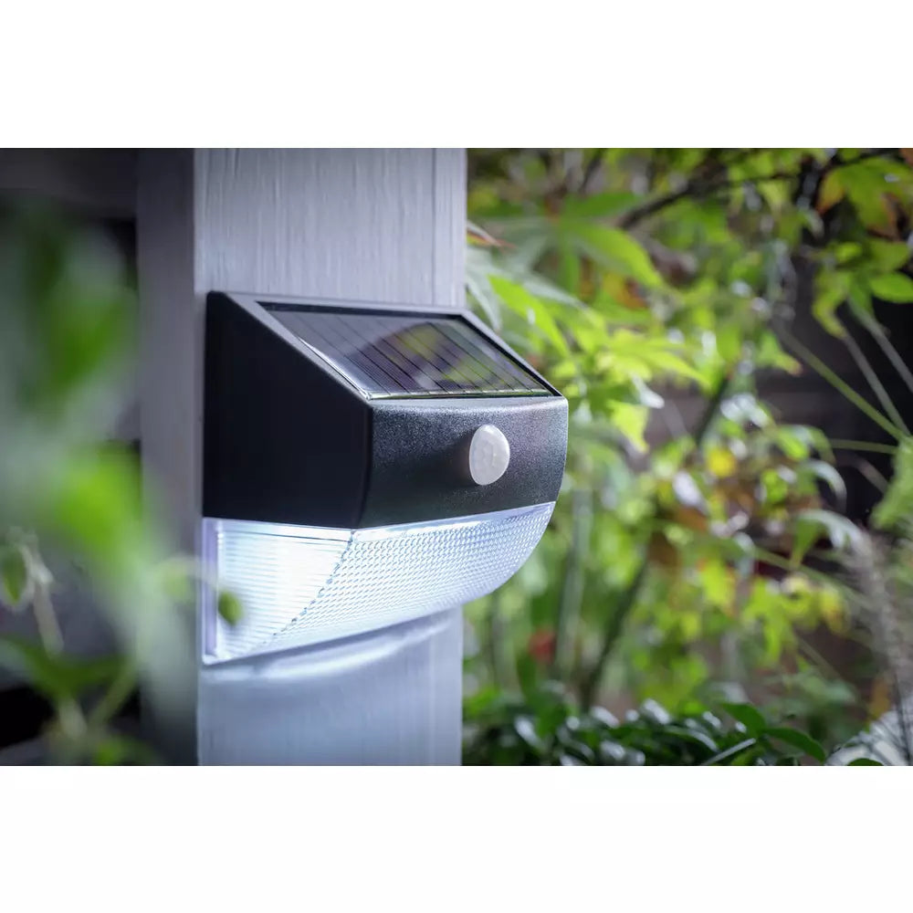 Garden by Sainsbury's White Motion Detector LED Solar Light