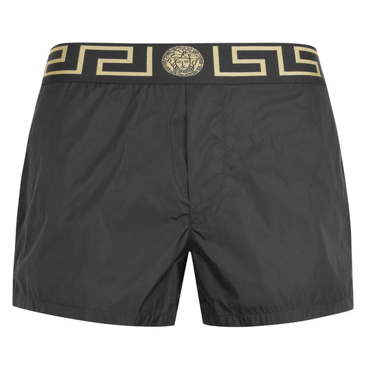 VERSACE ICON Greca Waistband Swim Shorts