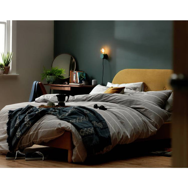 Habitat Elin Single Fabric Bed Frame - Mustard