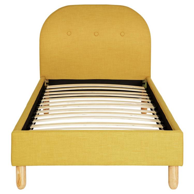 Habitat Elin Single Fabric Bed Frame - Mustard