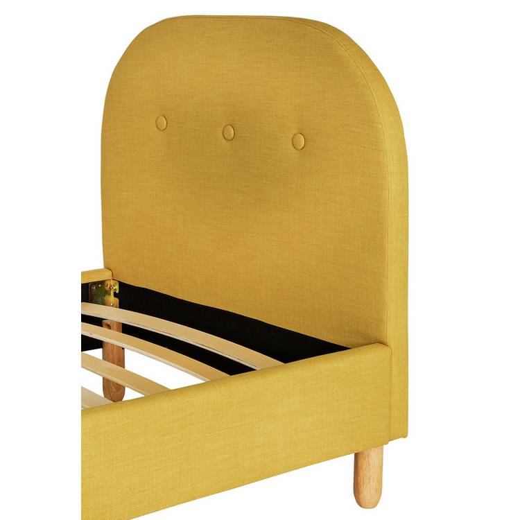 Habitat Elin Single Fabric Bed Frame - Mustard