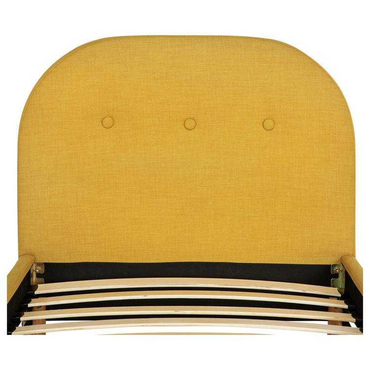 Habitat Elin Single Fabric Bed Frame - Mustard