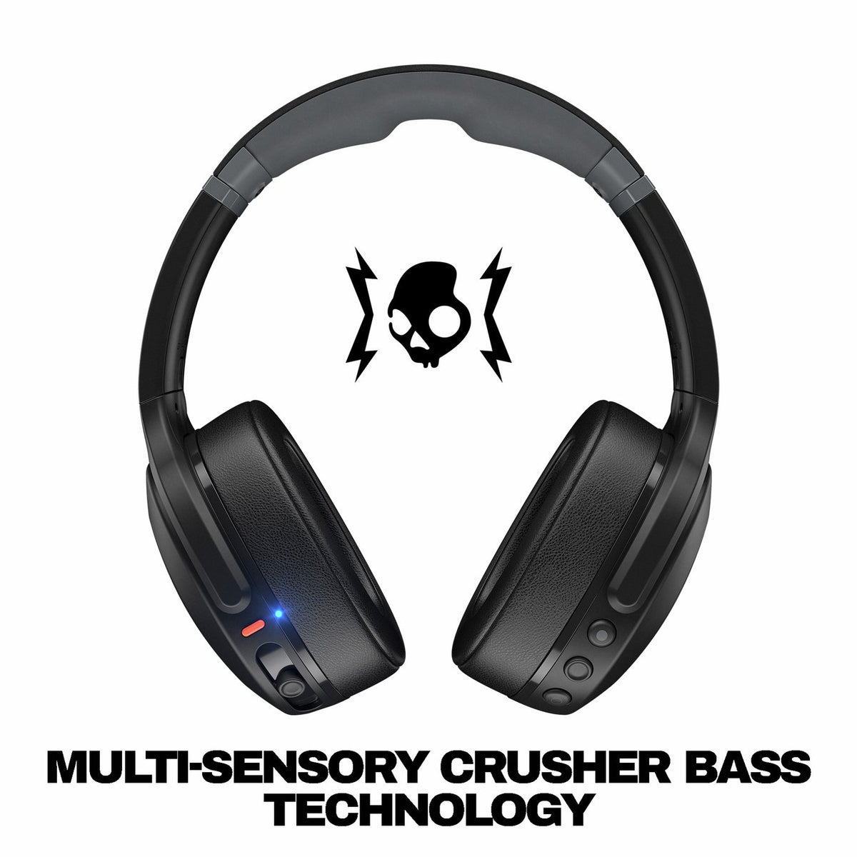 Skullcandy Crusher Evo Over-Ear Wireless Headphones - Black