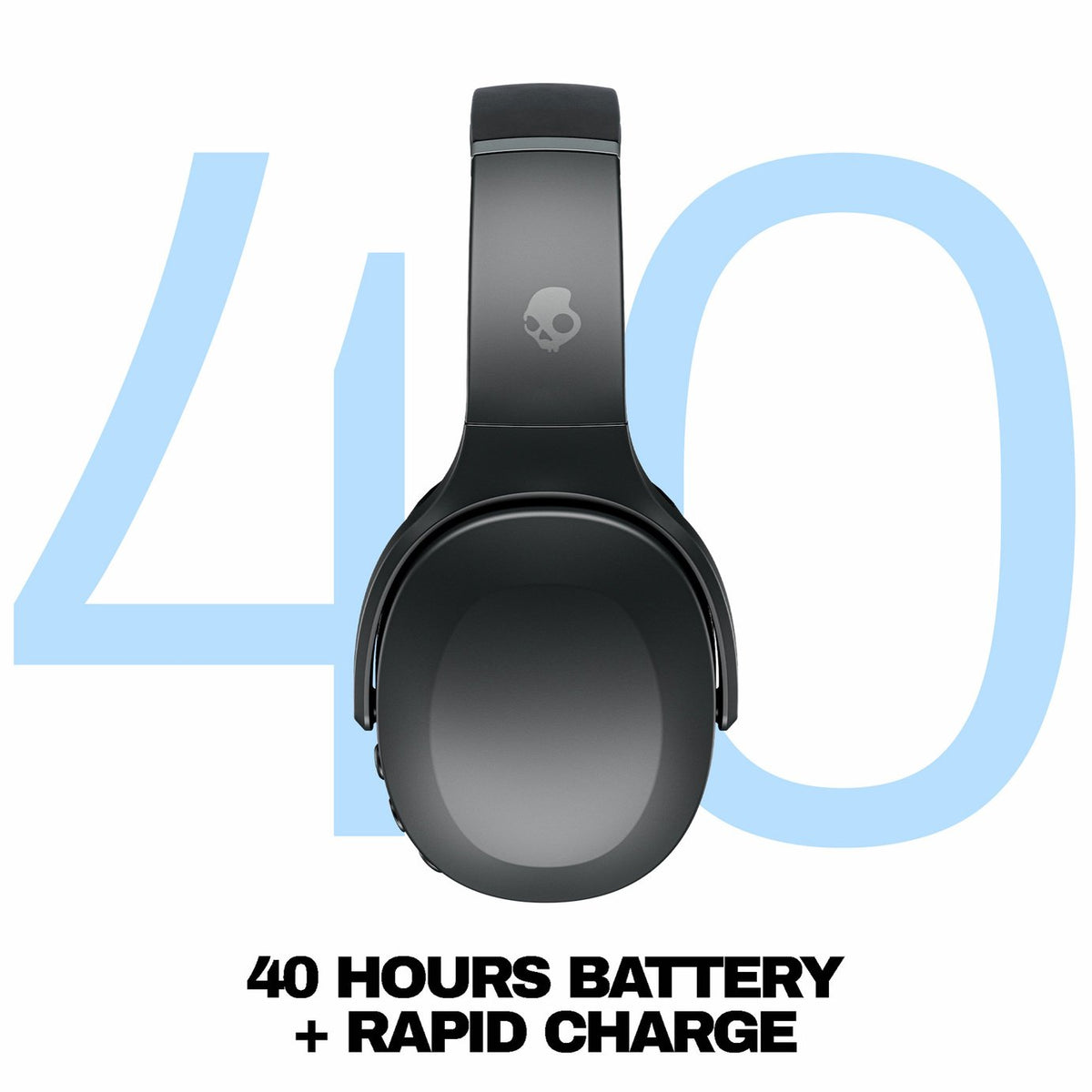 Skullcandy Crusher Evo Over-Ear Wireless Headphones - Black