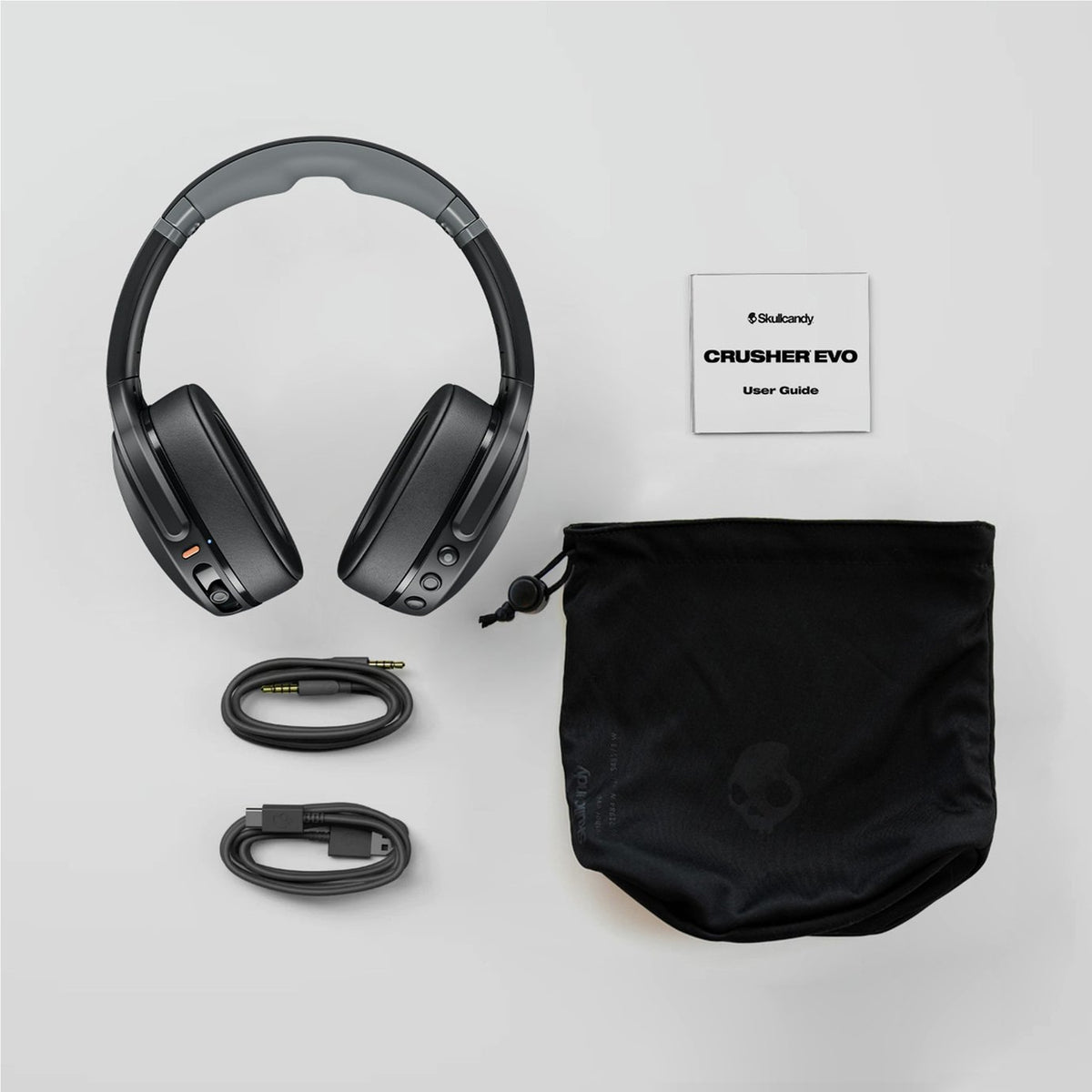 Skullcandy Crusher Evo Over-Ear Wireless Headphones - Black