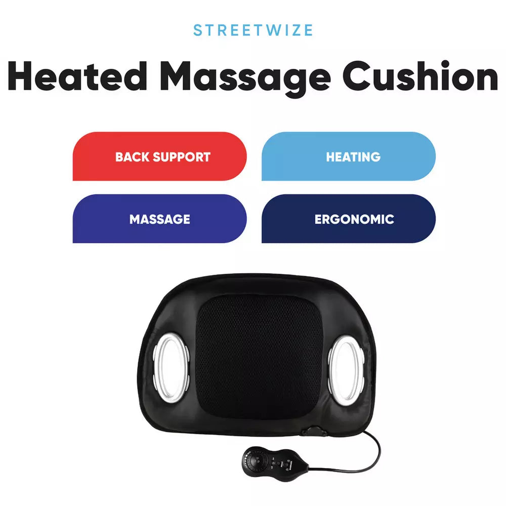 Streetwize Heated Back Support Cushion