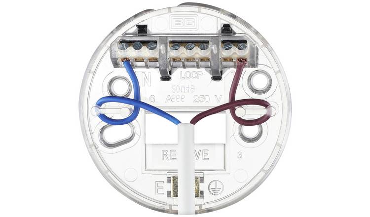 BG Ceiling Rose with BC Light Bulb Fitting