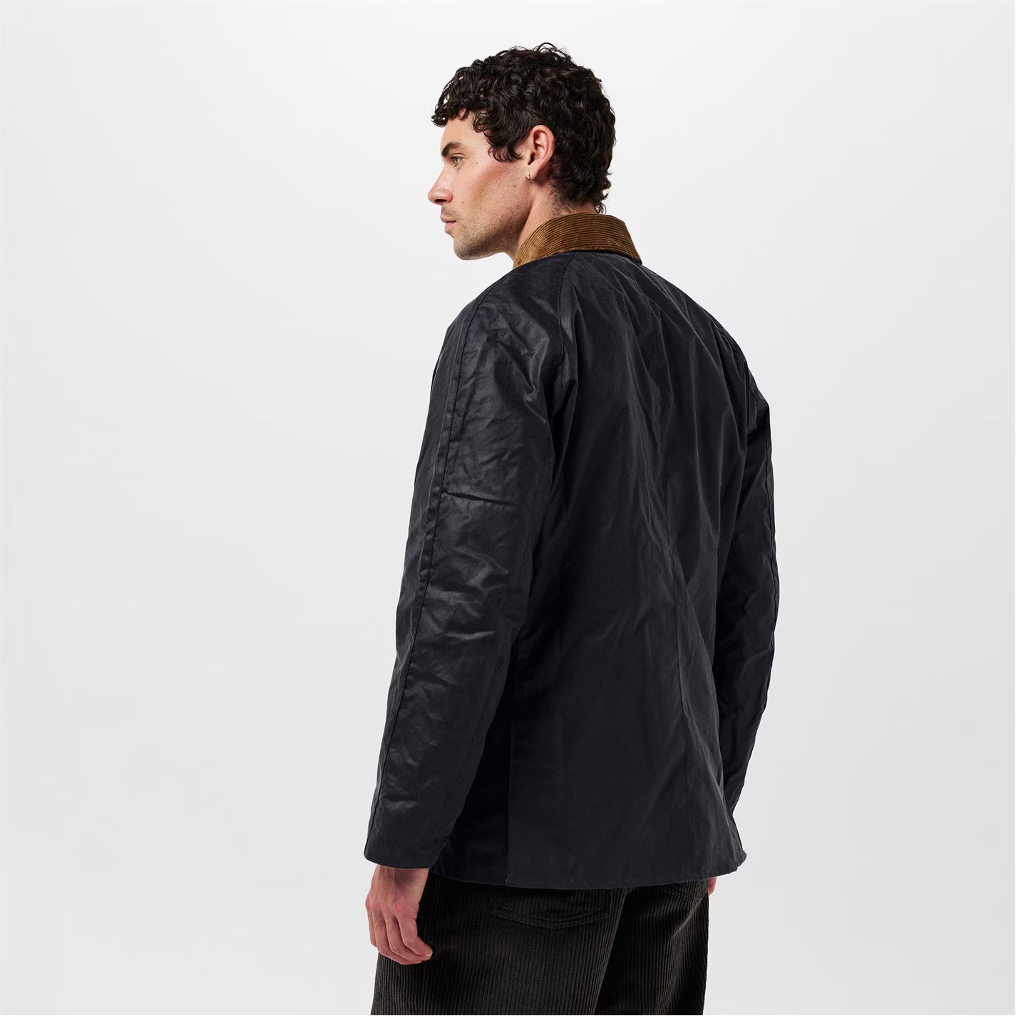 Mens Ashby Water Resistant Windproof Long Sleeve Wax Jacket