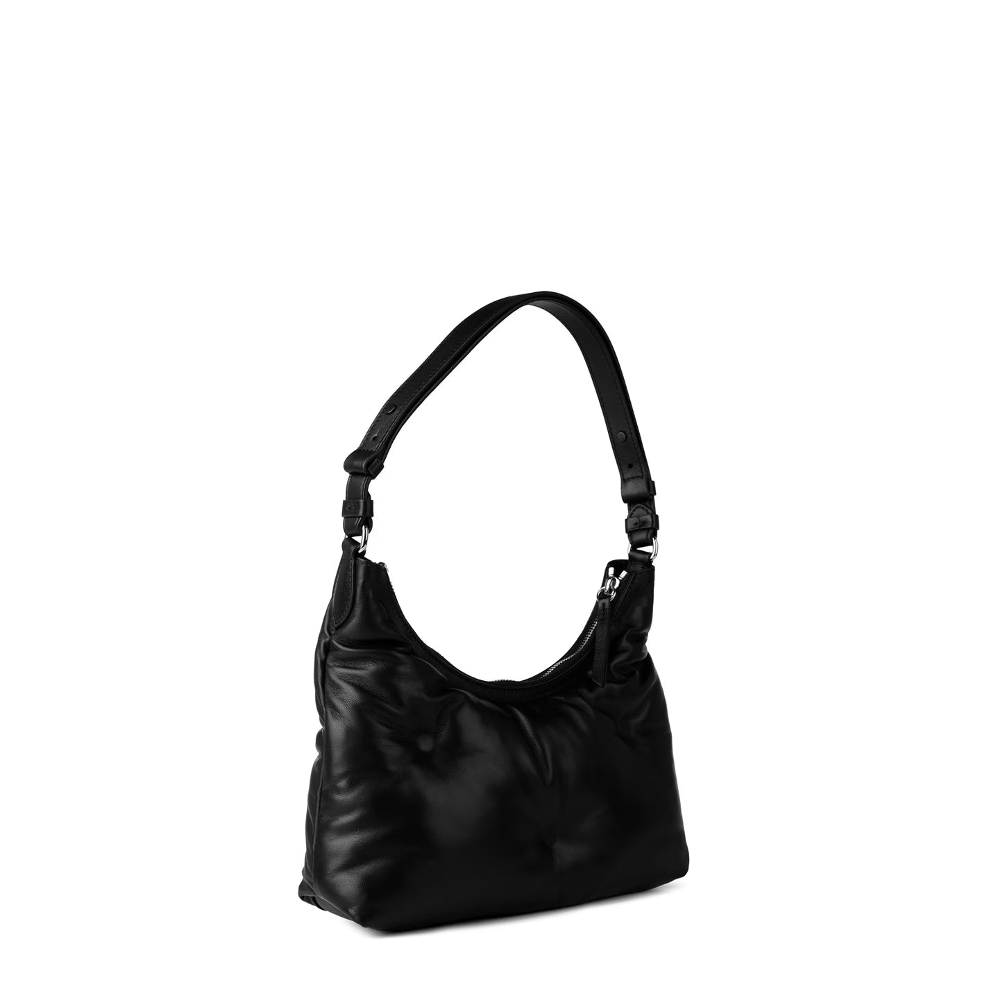 Glam Slam Small Padded Leather Shoulder Bag