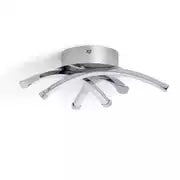 Argos Home Criss Cross Flush to Ceiling Light - Chrome