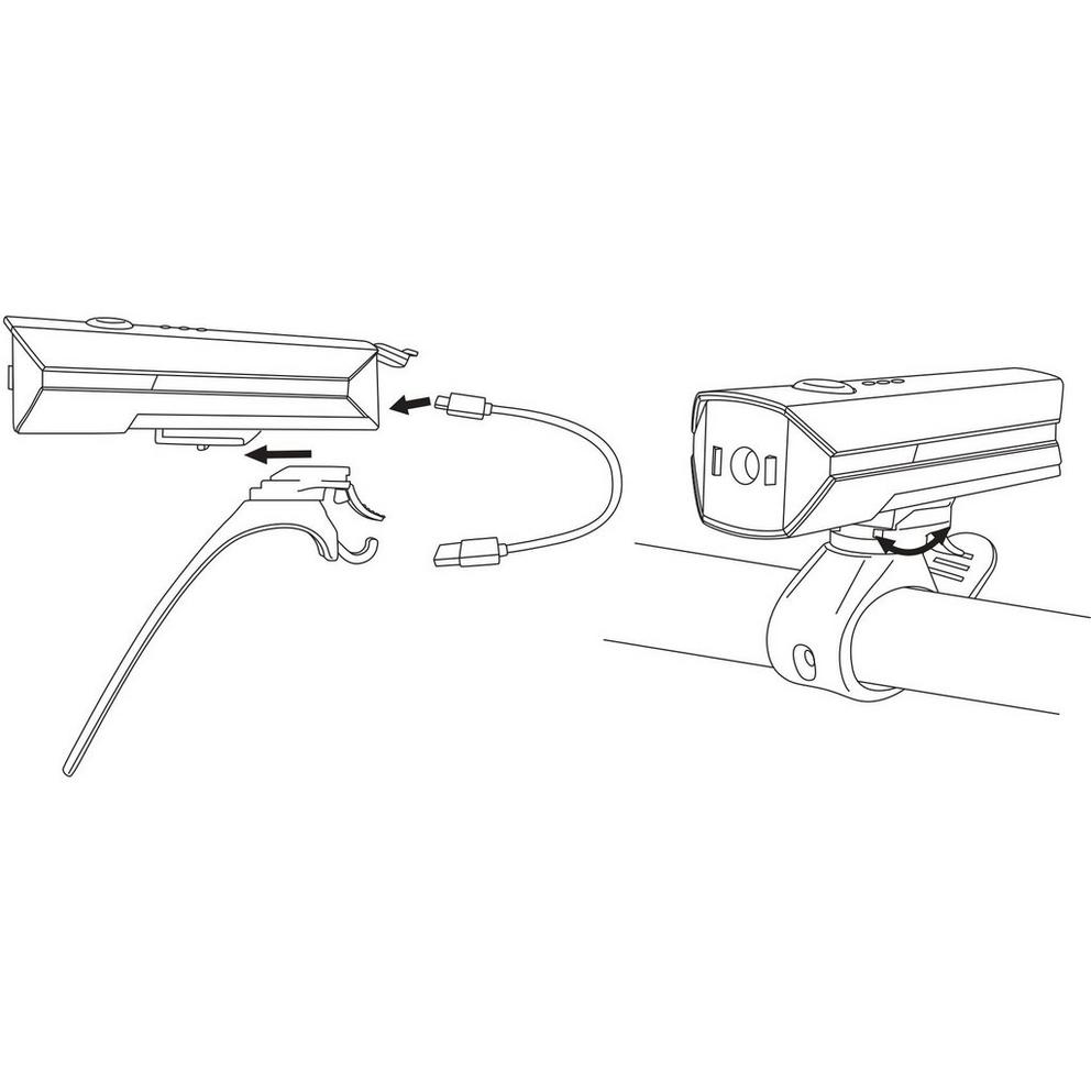 Front Bike Light 550L