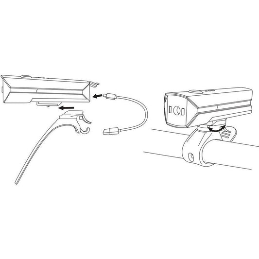 Front Bike Light 550L