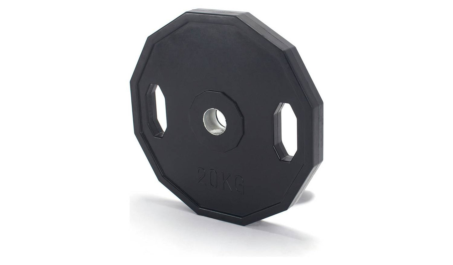 Pro Fitness Olympic Rubber Weight Plates 2 x 20kg