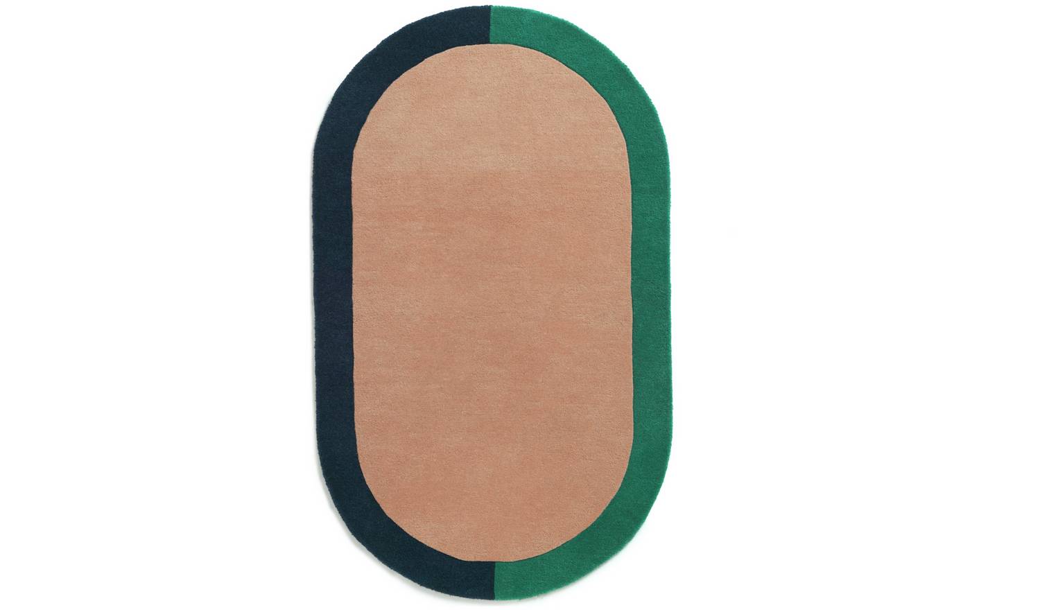 Habitat Studio Two-tone Border Wool Rug -100x170cm