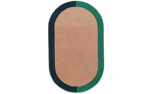Habitat Studio Two-tone Border Wool Rug -100x170cm