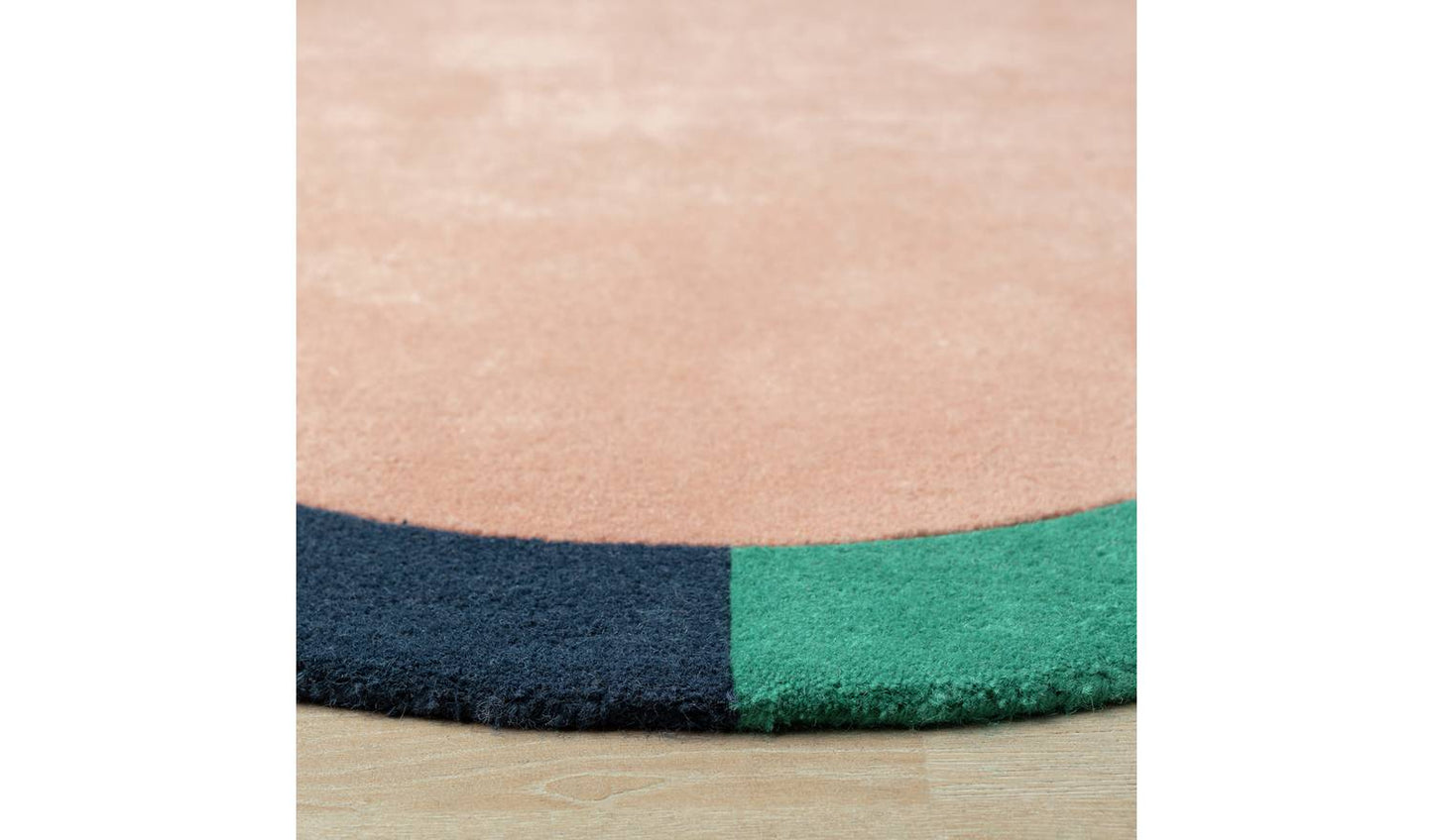 Habitat Studio Two-tone Border Wool Rug -100x170cm