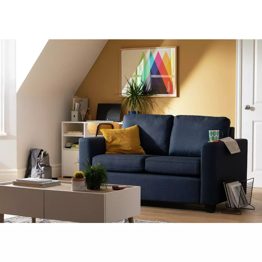 Habitat Apartment Fabric 2 Seater Sofa Bed - Charcoal