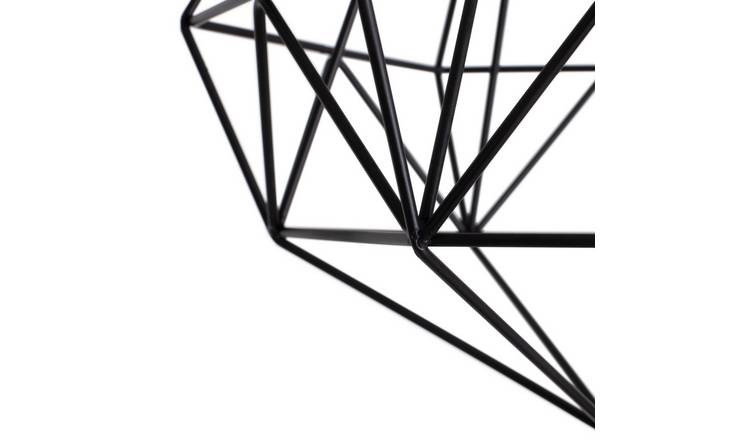 Argos Home Kanso Flush to Ceiling Light - Matt Black