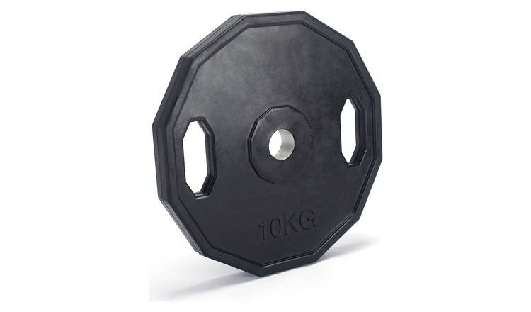 Pro Fitness Olympic Rubber Weight Plates 2 x 10kg