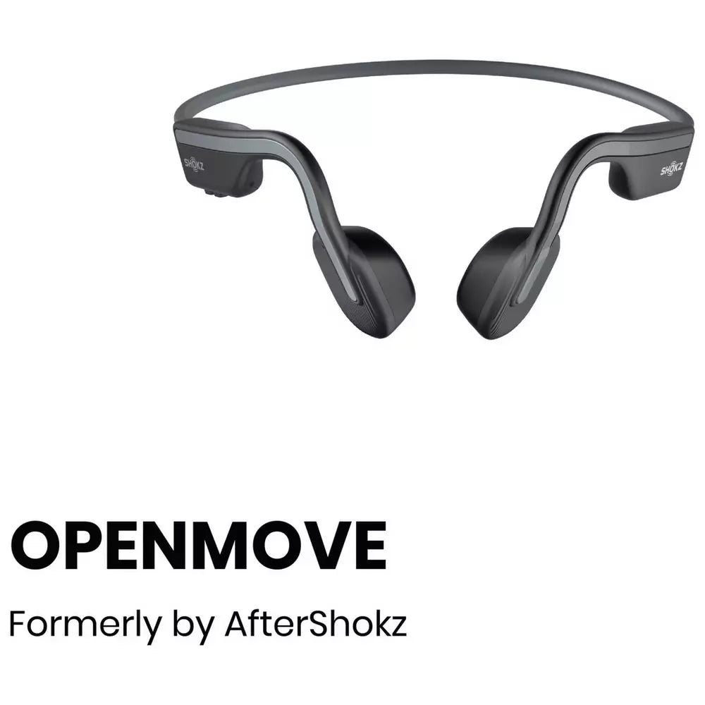 Shokz OpenMove Wireless Bluetooth Headphones - Grey