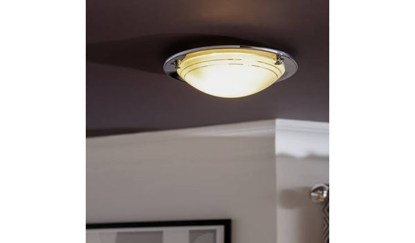Argos Home Flush light Fitting - Chrome
