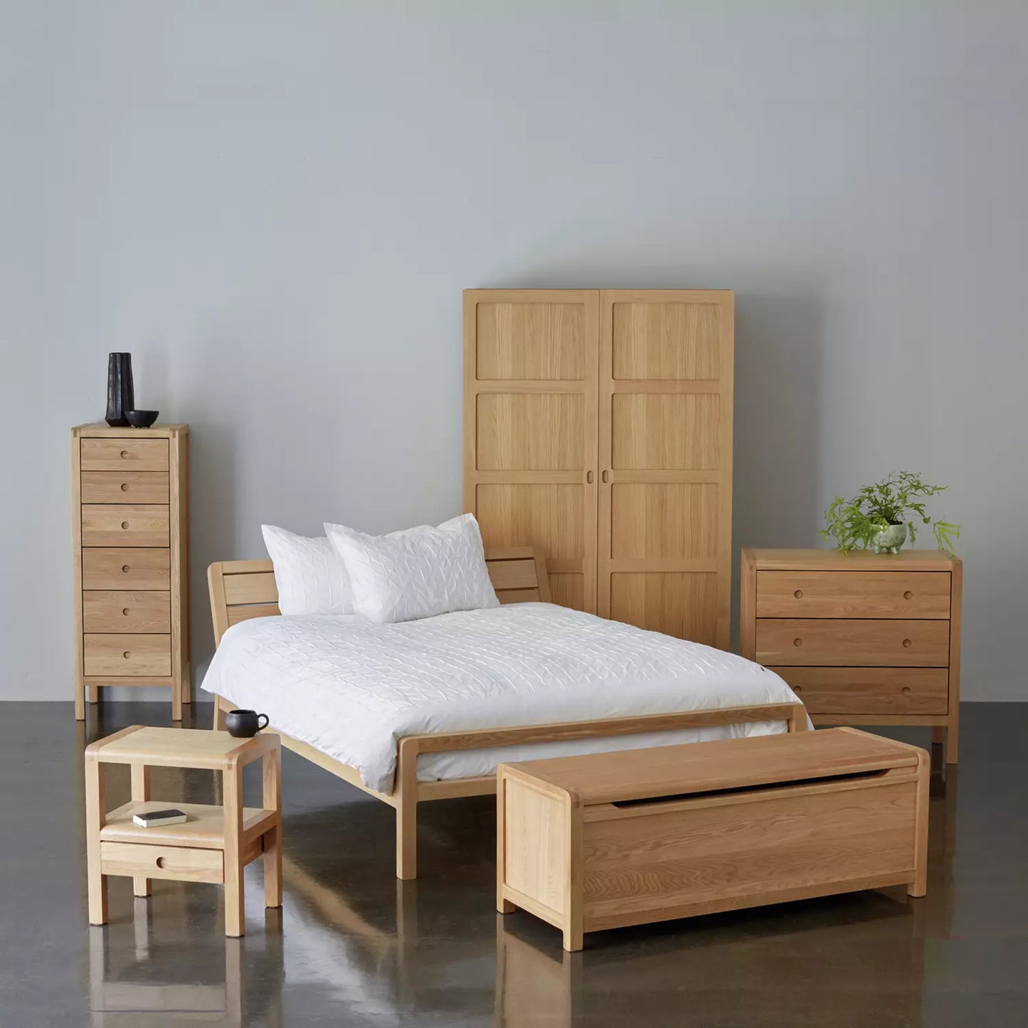 Habitat Radius Single Wooden Bed Frame - Oak