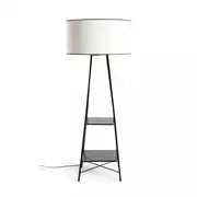 Habitat Thasia Floor Lamp - Black and White
