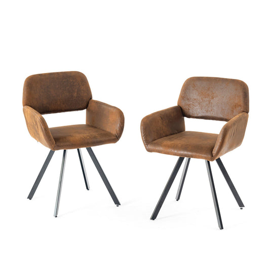 California Swivel Dining Chairs Set of 2