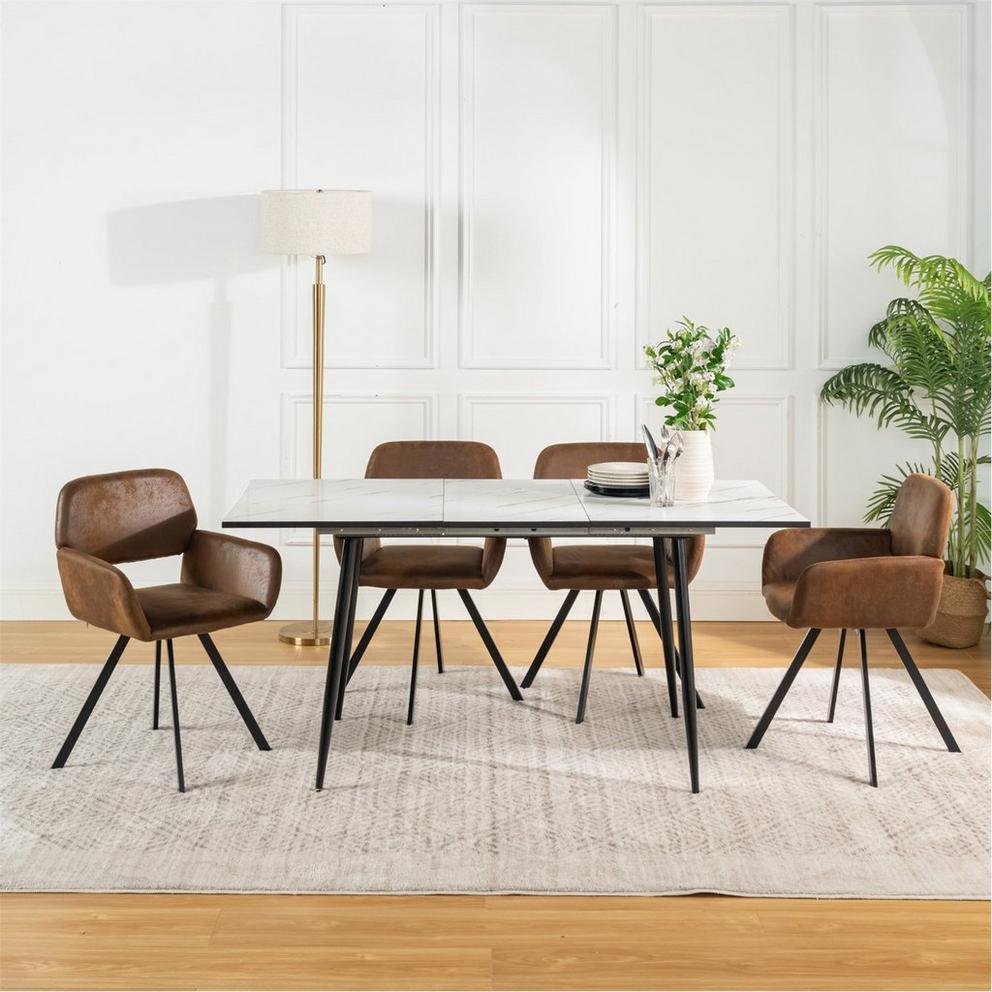 Swivel Dining Chairs Set of 2