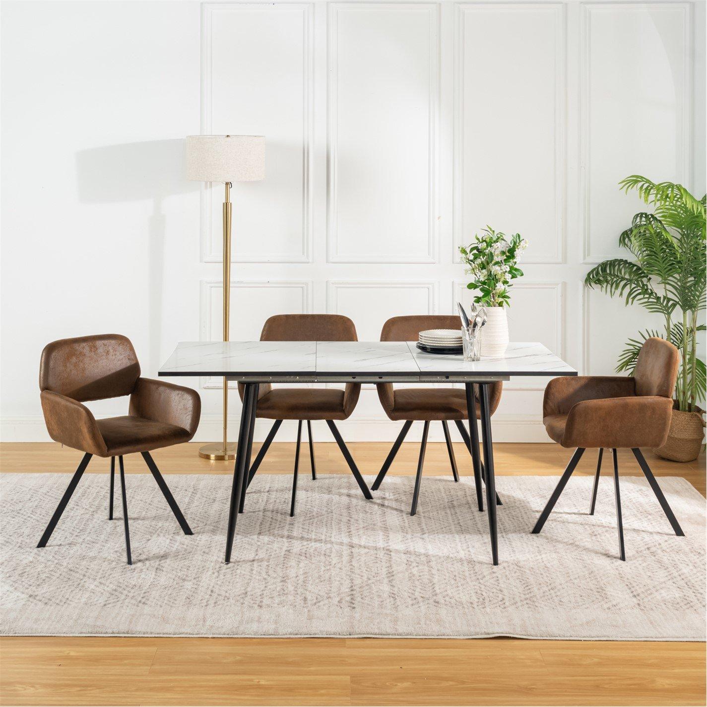 California Swivel Dining Chairs Set of 2