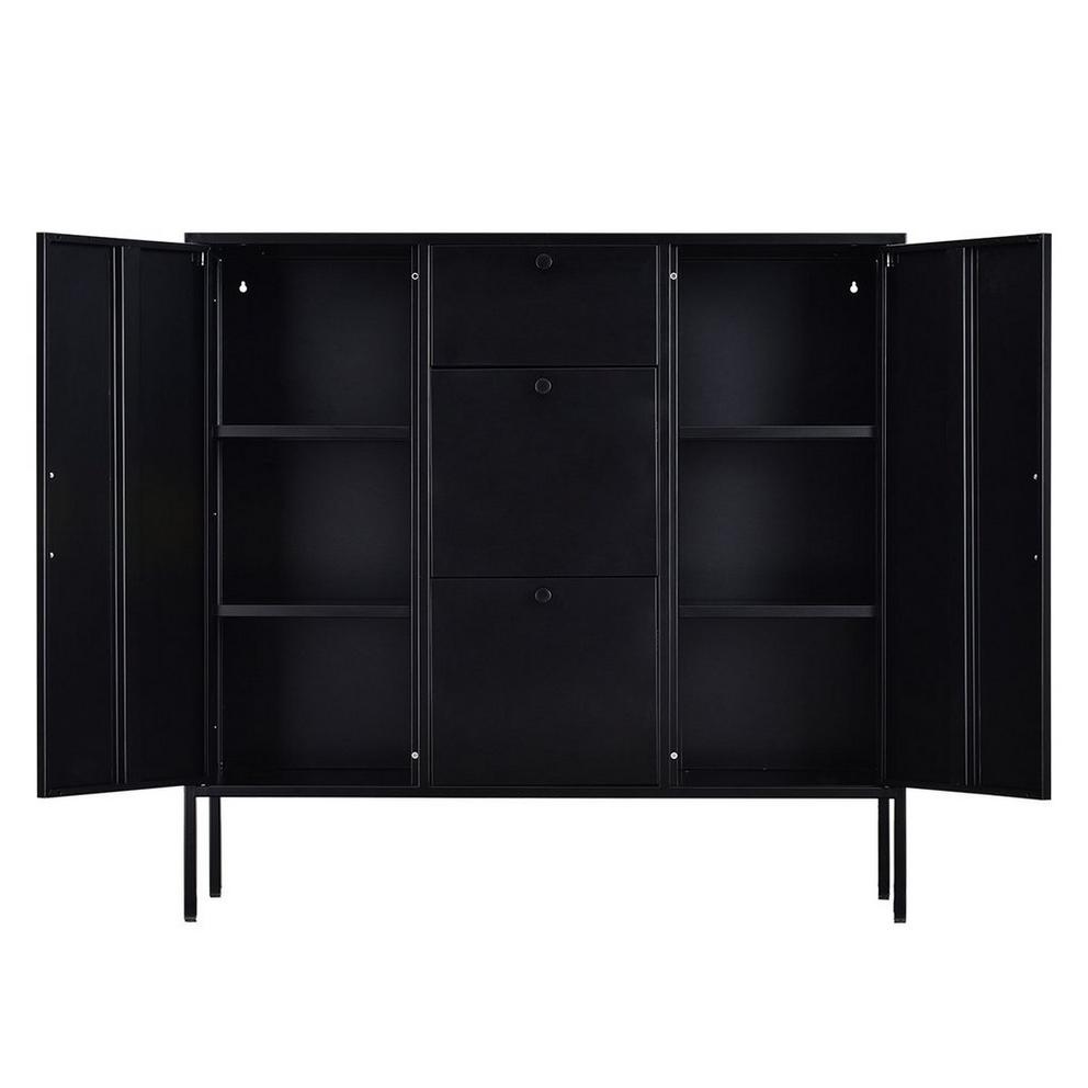 Storage Cabinet with Drawers and Shelves Sideboard Organizer for Living Room and Office