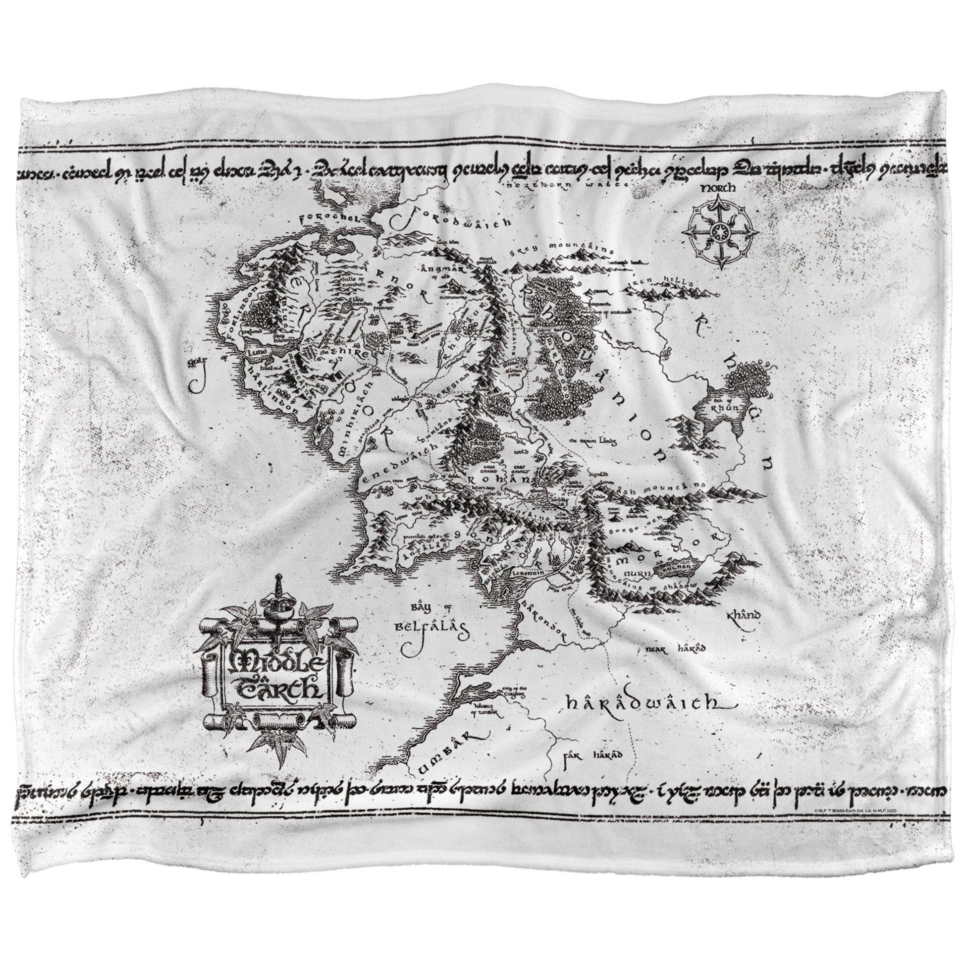 Metallic Middle Earth Blanket