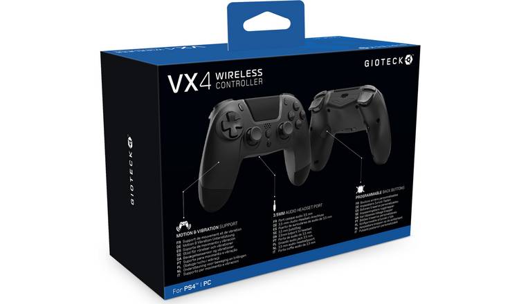 Gioteck VX4 PS4 Wireless Controller - Black