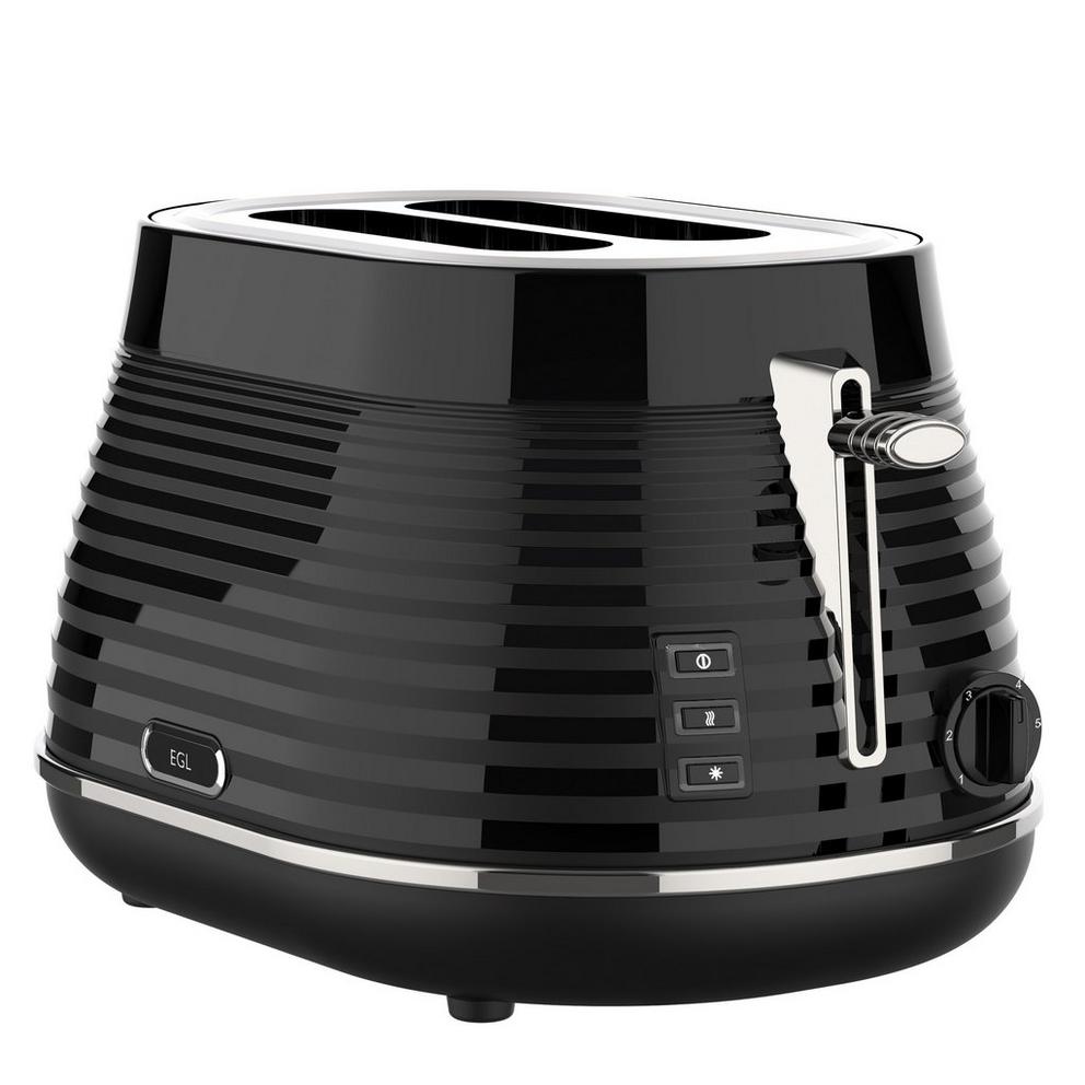 Kettle and 2 Slice Toaster - Grey