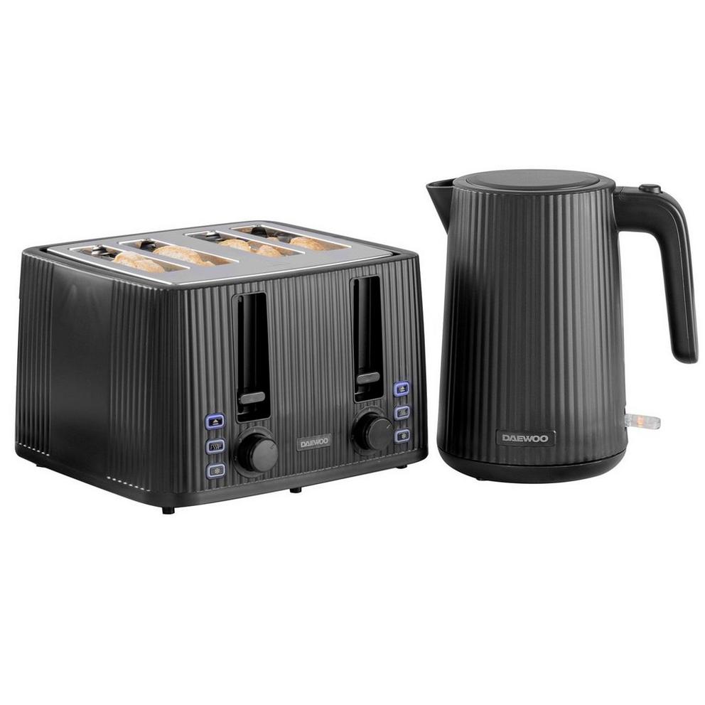Kettle and 4 Slice Toaster Twin Pack