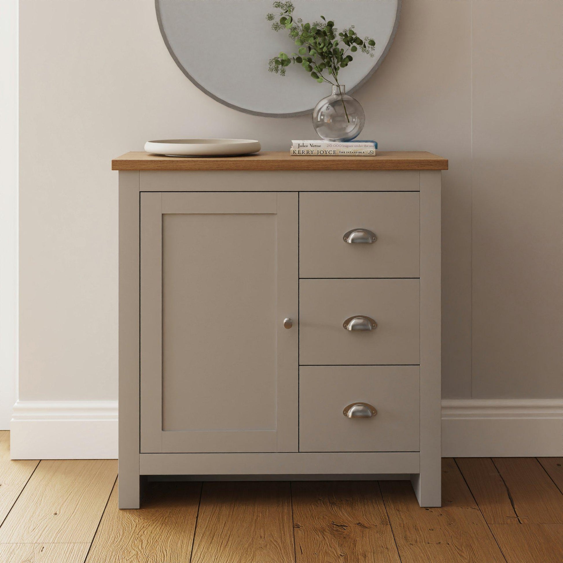 GFW Lancaster 3 Drawer Sideboard