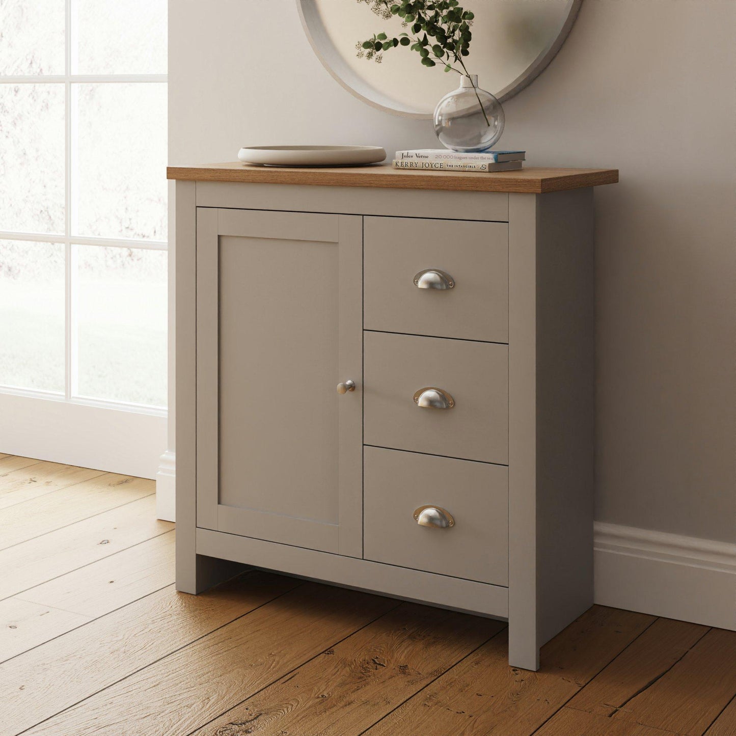 GFW Lancaster 3 Drawer Sideboard
