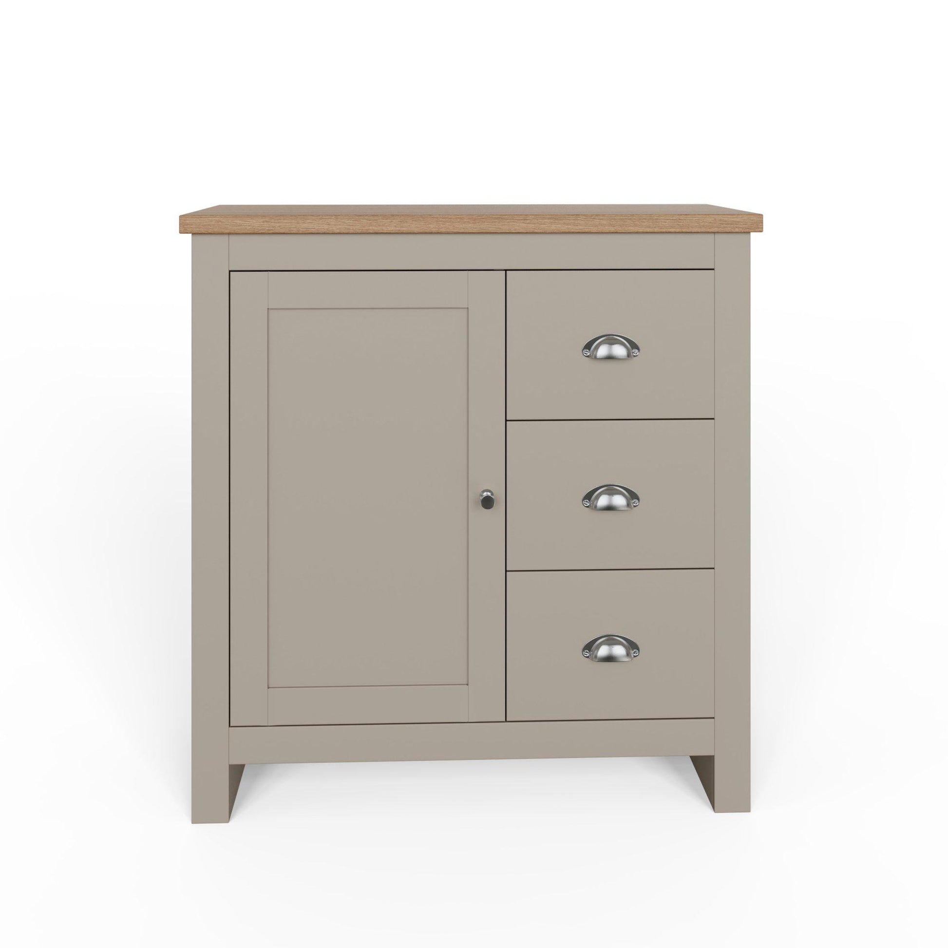 GFW Lancaster 3 Drawer Sideboard