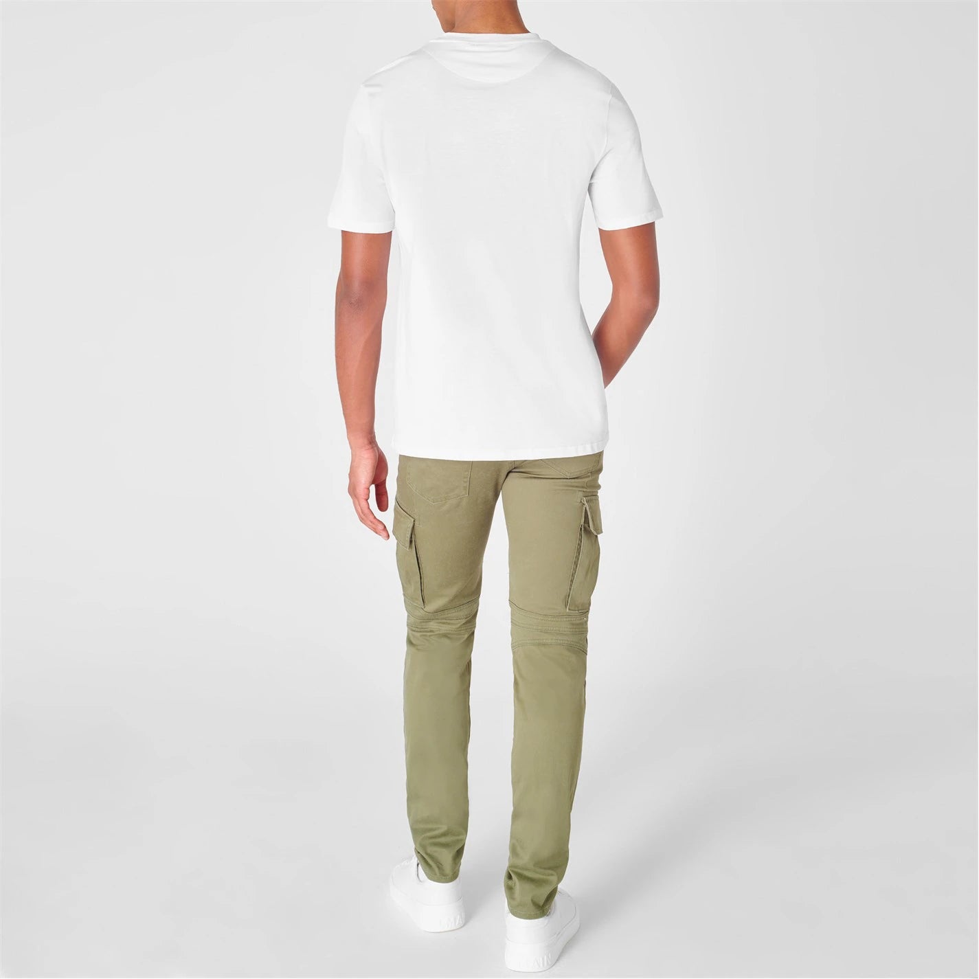 BALMAIN Men's Cotton Chest Logo T-Shirt