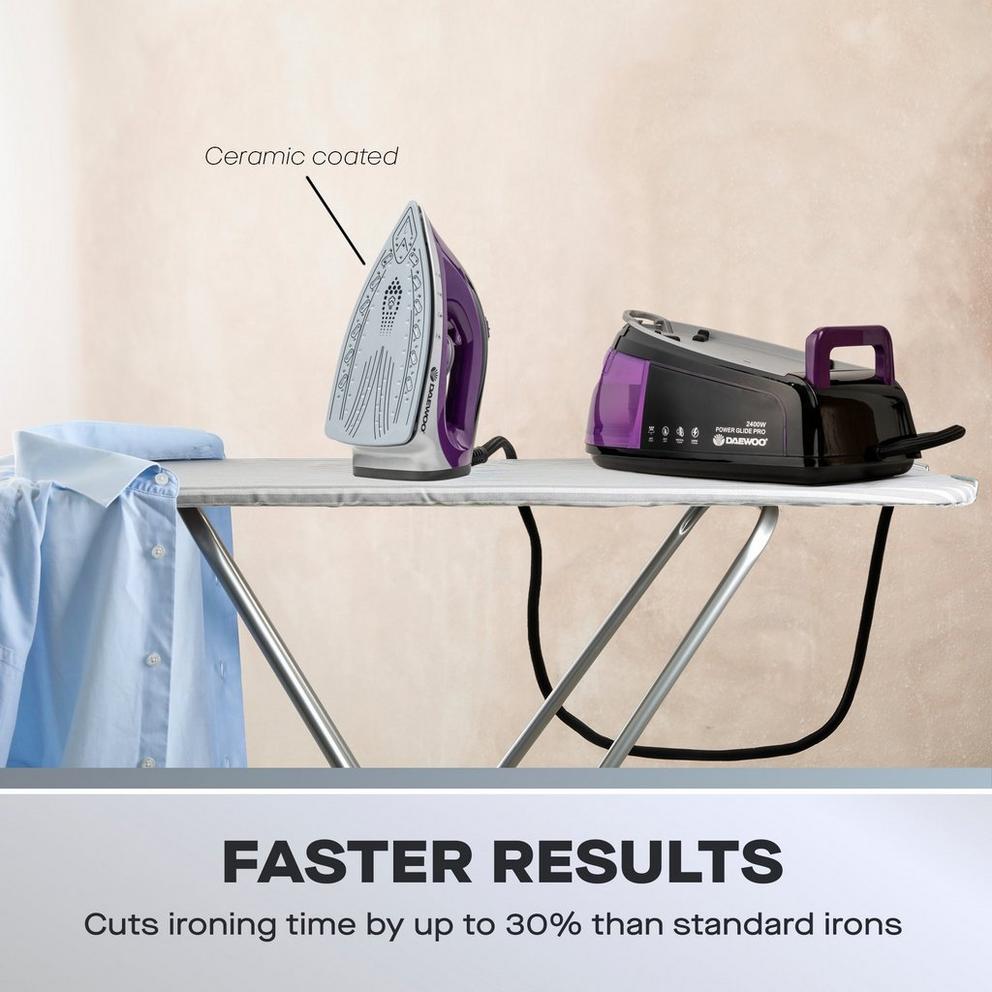 Steam Iron with 1.2L Station