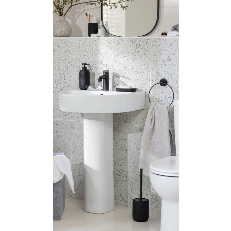Habitat Soft Touch Toilet Brush - Black